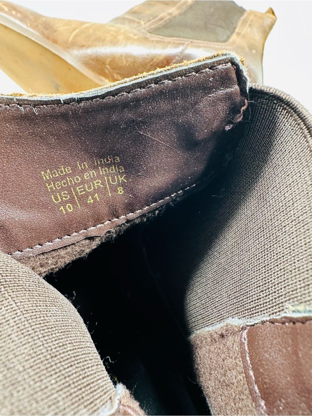 Aldo Grerasa brown ankle booties size 10 - Picture 6 of 6